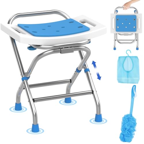 Meday Stainless Steel Foldable Shower Chair