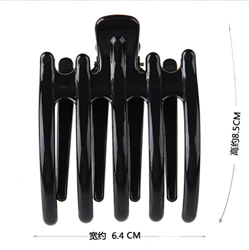 2Pcs Pinzas Grandes de Plástico Antideslizantes para Cabello miniatura 2