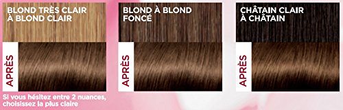 L'Oréal Paris - Excellence Crème - Coloration Permanente Triple Soin 100% Couverture Cheveux Blancs - Nuance 6 Blond Foncé - Lot de 2