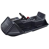 L'EKO SNOW-COMET maintient la voie sur des voies rapides, droites ou sinueuses, et peut être dirigé efficacement et en toute sécurité. Le frein à une main boulonné au corps de bobsle avec large plaque métallique profilée agit sur les deux traîneaux ainsi que sur les pentes molles ou verglacées.