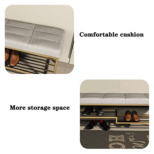 Meuble à chaussures de couloir compact avec étagère et tabouret