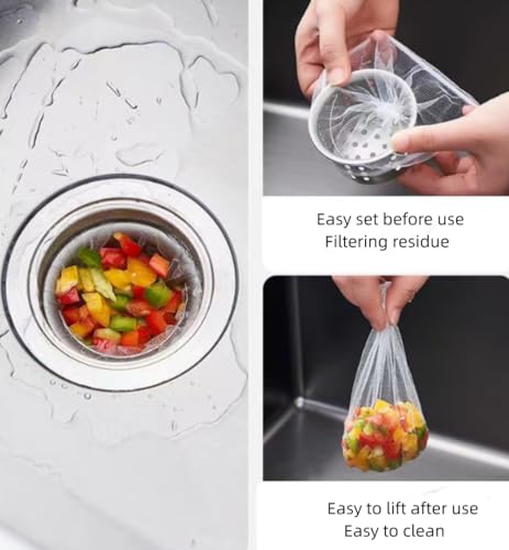 Bolsa desechable para colador de fregadero de cocina miniatura 3