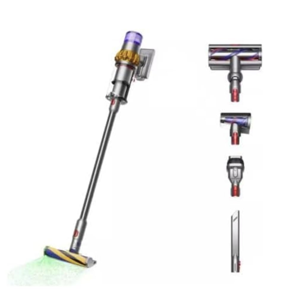 Amazon.com - Dyson V15 Detect Plus Cordless Vacuum, Yellow/Nickel