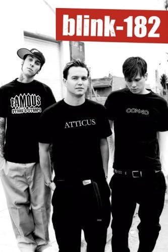 Blink 182 Poster Blink182 Band Shot Standing
