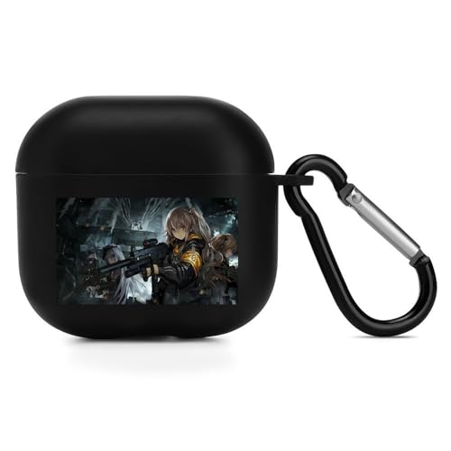AirPods4pP[X O Q[ Girls'Frontline   AirPods4pP[X TPU Sʕی h~ LYh~ ϏՌ Jrit GA[|bY4یJo[ ubN CX[dΉ