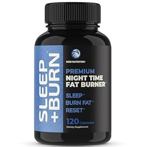 Night Time Fat Burner | Shred Fat While You Rest | Hunger Suppressant, Carb Blocker & Weight Loss Support Supplements | Burn Belly Fat, Support Metabolism & Rest Easily | 120 Nighttime Pills