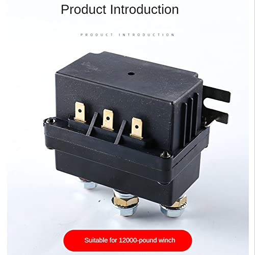 Relais de solénoïde de treuil 12V 500A pour commande de treuil universel 4WD - 7