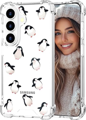 Coque Galaxy S26 pingouins dansants idée cadeau originale fille