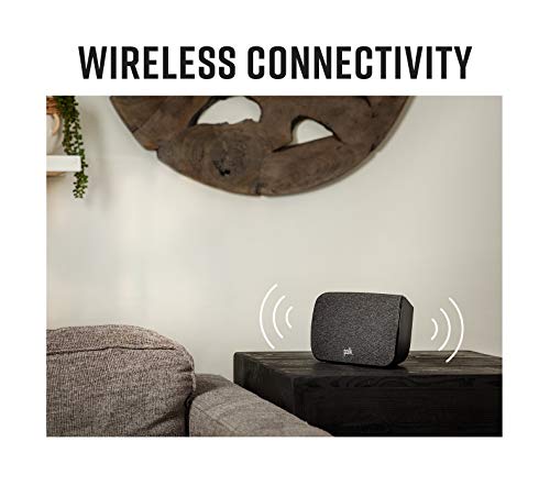 Image of Polk Audio SR2 Wireless Surround Sound Speakers for Select Polk React and Magnifi Bars - Wireless Surround Sound System for TV, Easy Setup, Multiple Placement Options, 2 Count (Pack of 2)
