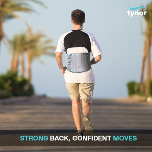 TYNOR Lumbo Sacral Belt, Grey, Large, 1 Unit