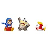 Nintendo Mario Bros U Micro Figure (3-Pack : Morton Koopa/Penguin Mario/Cheep Cheep)