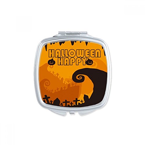Miroir portable à la main Halloween multicolore double face dessin mignon