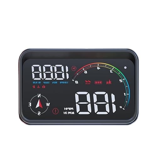 Car HUD�w�b�h�A�b�v�f�B�X�v���C���j�o�[�T���f���A�����[�hOBD�X�s�[�h���j�^�[
