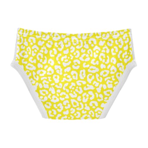 Leopard Spot Teal Little Boys Cotton Briefs Soft Breathable Comfortable Tag-Free Underwear2