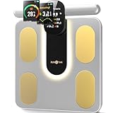 RUNSTAR Smart Body Fat Scale, Dark Black