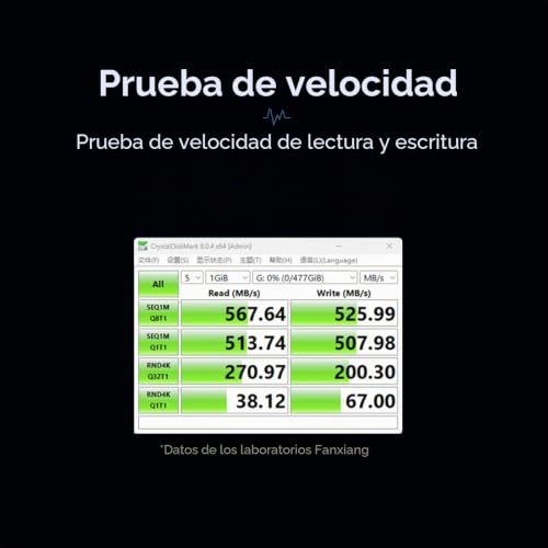 Unidad de Estado Sólido Disco Duro Externo 512GB Type-C Portátil para Tablet y Android 3