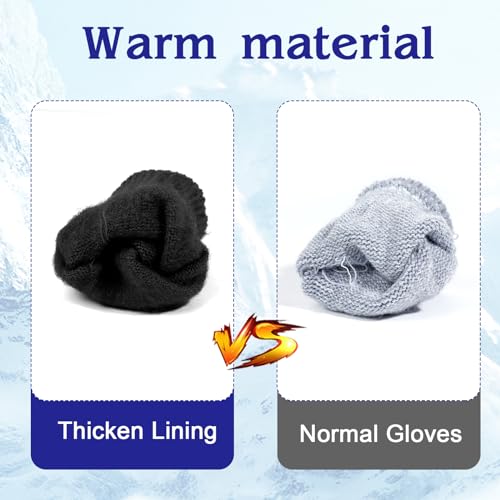 Image of ONESING 6 Pair Baby Gloves Toddler Gloves Toddler Winter Gloves Kids Gloves Winter Stretchy Knit Gloves for Kids Boys Girls