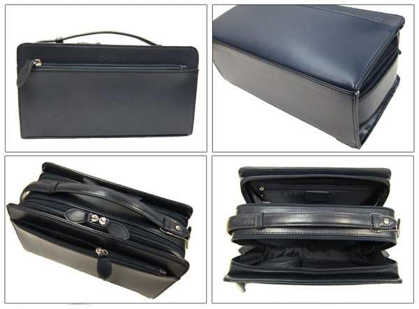 Maturi マトゥーリ】 コードバン セカンドバッグ 馬革 牛革 ダブル