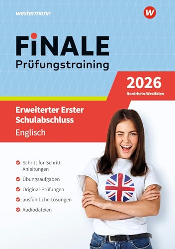 FiNALE Prüfungstraining Erweiterter Erster Schulabschluss Nordrhein-Westfalen: Englisch 2026 Arbeitsbuch mit Lösungsheft und Audio-Dateien