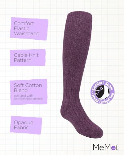 MeMoi Cotton Cable Knit Girls Tights3