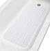 tike smart Extra-Long Non-Slip Bathtub Mat 39”x16” (for Smooth/Non-Textured Tubs Only) Safe, Clean, Anti-Bacterial, Machine-Washable, Superior Grip&Drainage, Vinyl Bath Mat, Opaque White …