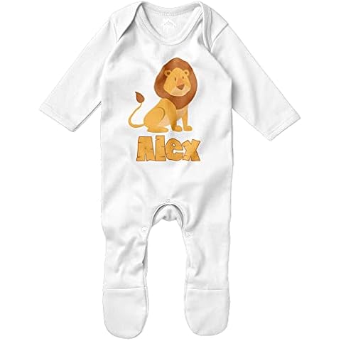 Personalised Cute Lion Romper Suit for Babies Cover