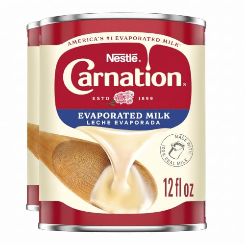 CARNATION Vitamin D Added Evaporated Milk 12 fl. oz. Can (Pack of 2)
