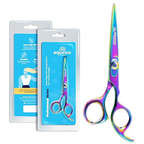 Equinox Barber & Salon Styling Series Barber Hair Cutting ScissorsShears 6.0 Overall Length product thumbnail 12