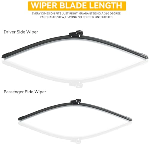 Escobillas limpiaparabrisas delanteras Range Rover L322 2002-2012 cepillo 26" 2