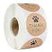 PMSMT 500Pcs / Roll Sealing Label Aufkleber Vielen Dank, DASS Sie Kleber Aufkleber Kraft Backpapier Aufkleber für Geschenke Craft Handmade Briefpapier