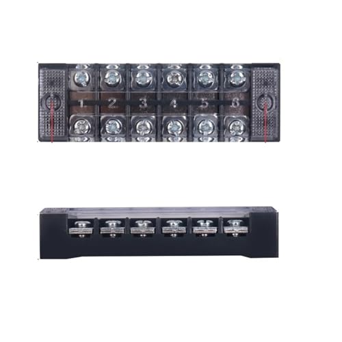 Bornier TB 25A 6P cuivre pour stopper les faux contacts