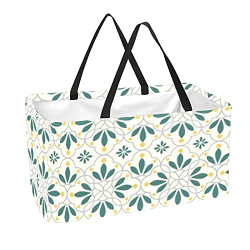 Panier de courses 50L grande capacité : cabas pliable et réutilisable unique