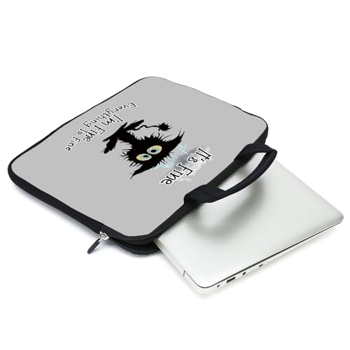 Funda para portátil de 15 pulgadas de neopreno con asa miniatura 4