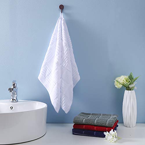 ANYI Kitchen Dish Towels Heavy Duty Absorbent Dish Cloths with Hanging Loop 100% Cotton Tea Bar Towels (16x26, Set of 3, Navy) - Cosy Home Interiors ANYI Kitchen Dish Towels Heavy Duty Absorbent Dish Cloths with Hanging Loop 100% Cotton Tea Bar Towels (16x26, Set of 3, Navy) - Image 6