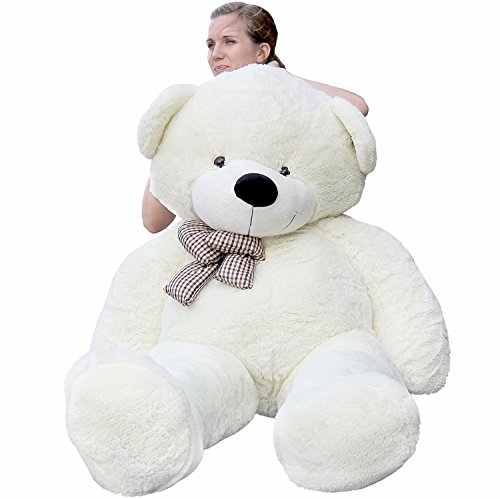 Joyfay großer Teddybär Riesiger Plüsch bär Stofftier Riesen Teddybären XXXL (200 cm, Weiß) – Bild 6
