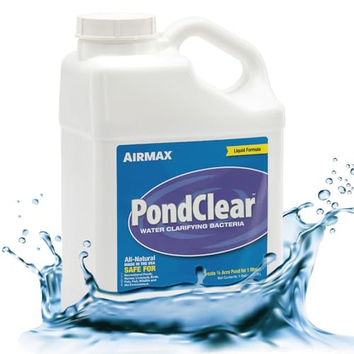 Airmax PondClear Liquid Bacteria Water Clarifier for Ponds & Lakes 1 Gal