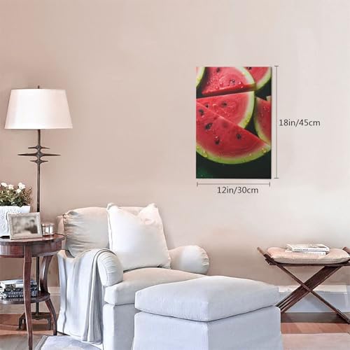 Impression sur toile pastèque de qualité pour décoration de salle