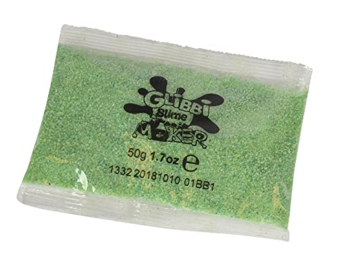 Simba 105953226 - Glibbi Slime Maker, 3-Fach Sortiert, es Wird nur EIN Artikel geliefert, Pulver verwandelt Wasser in Schleim, Glibber, in Einer Schüssel anrühren, Experiment, 50 g, ab 3 Jahren