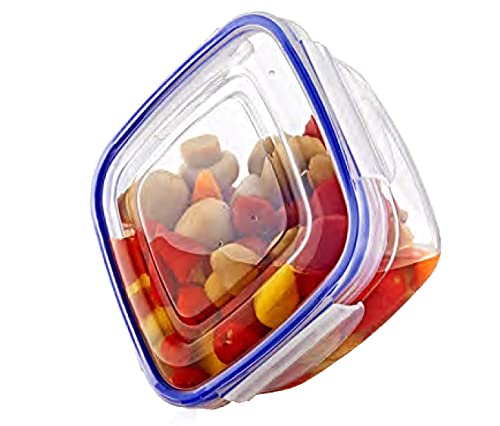 Image of Superio Food Storage Containers, Airtight Leak Proof Meal Prep Containers, Microwave and freezer safe, BPA-free Plastic, Set of 3,