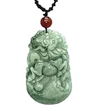 Chinese Zodiac Horse Necklace Pendant Amulet for Feng Shui and Gift