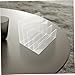SEWACC Acrylic File Organizer Vertical Sections Clear Desk Folder Holder for Mail Letter Paper and Notebooks Efficient Storage for