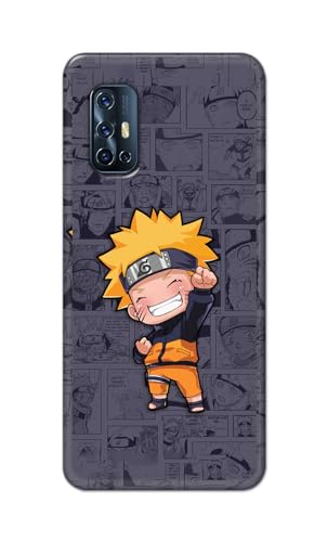 Image of Plastic Printfidaa Printed Hard Back Cover Case For Vivo V17 Back Cover (Famous Anime Cartoon Character) -112, Multicolor