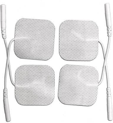 Ella Health & Beauty Self Adhesive Electrode Pads For Electronic Stimulators, Ift, Tens,Ems & Pulse Massagers 21559 Massager (White)