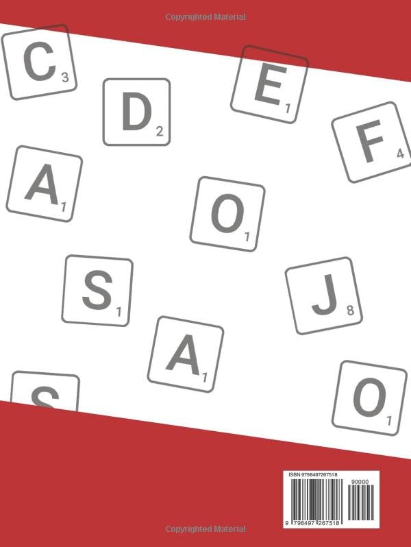 Miniatura 2 de Scrabble Score Board Scoring Sheets For Scrabble Players & Lovers