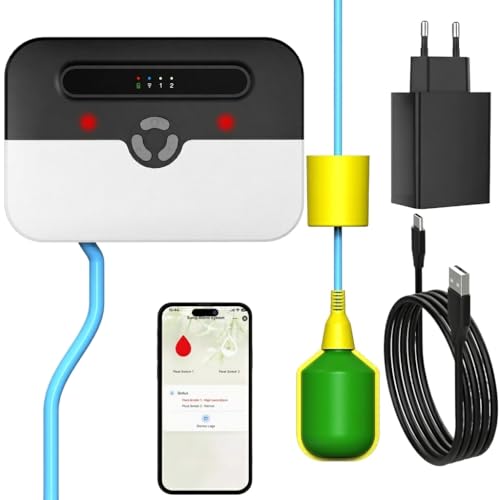 LUCKYDUO WiFi Sump Pump Alarm with Backup Battery