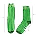Animal Cute Frog Crew Socks Novelty Calf Stockings Birthday Christmas Gifts (US, Alpha, One Size, Regular, Regular, Green, 1 Pair, Crew Socks)