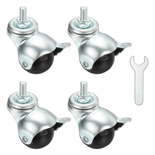 Roues à billes galvanisées durables à rotation fluide 360 degrés pour meuble