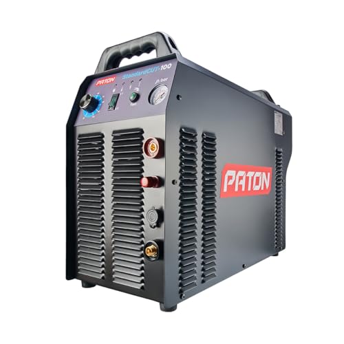 PATON StandardCUT-100-400V Plasma Cutter with Built in Compressor Cutting up to 35mm Steel Cutting Machine 400V / 100A Plasma Cutting Machine for Steel Non Touch Pilot arc Alloy Cutting Equipment
