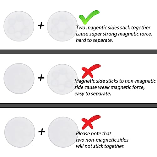 Spidfee Magnetic Shower Curtain Weights, 12 Pieces Rubber Wrapped Heavy Duty Curtain Liner Weights Added Weight Stop Curtain Liner From Blowing Works For Bathroom Liner Outdoor Curtain Flag - 6 Pairs #TOP1