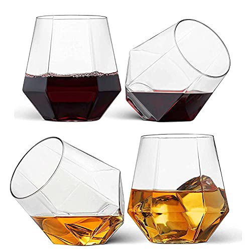 ROSEFINCH Champagne Couple Cocktail Glasses (Set of 6) Fancy Glass Champagne Set, Crystal Glassware Sets for Drinking Martini, Margarita, Cocktail, stemmed drinkware, Classy Collection for Wedding.